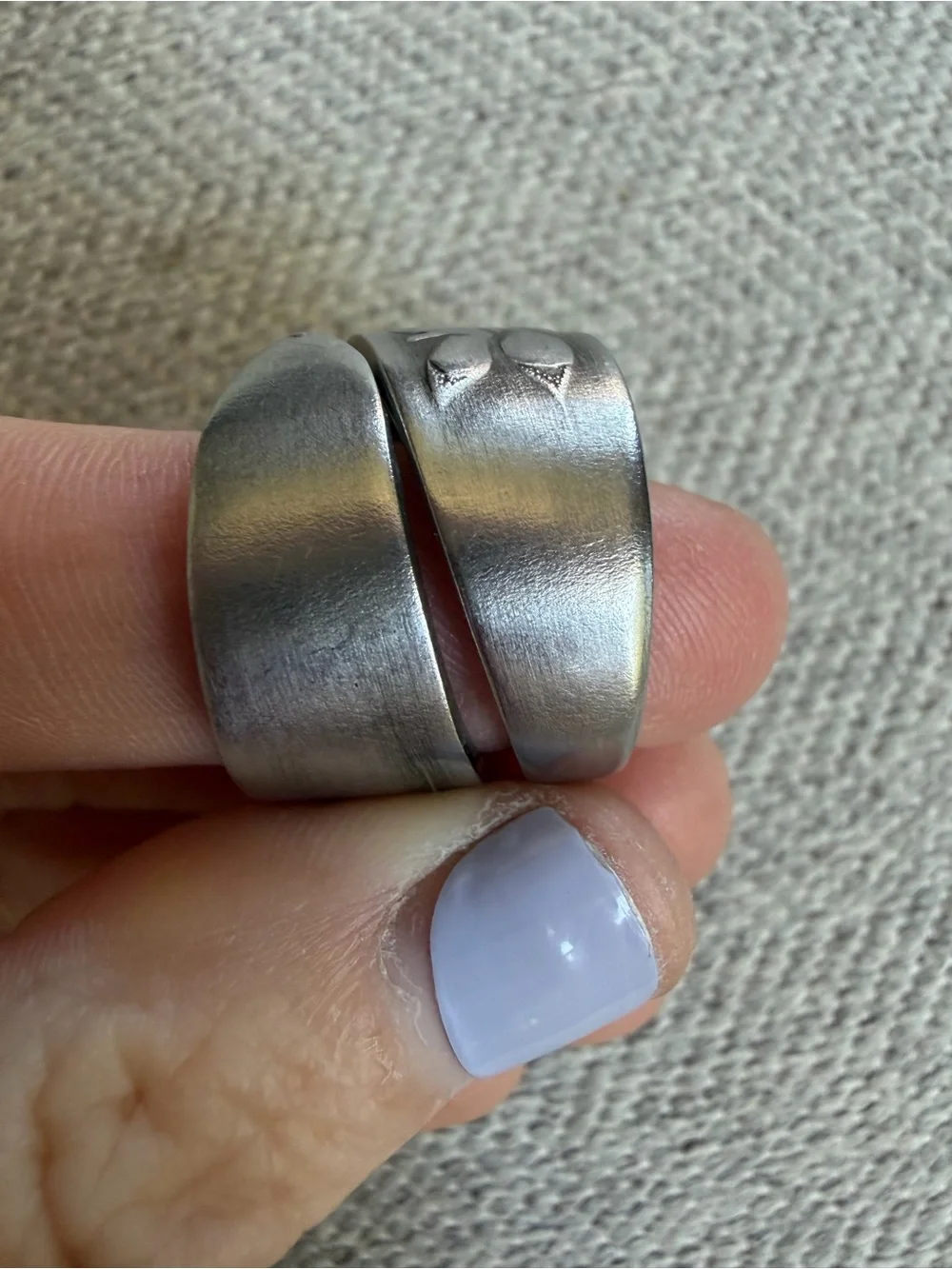 Stainless Bambi Spoon Ring